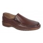 Pantofi casual barbati din piele naturala maro - Masuri pana la 47 GKR10M